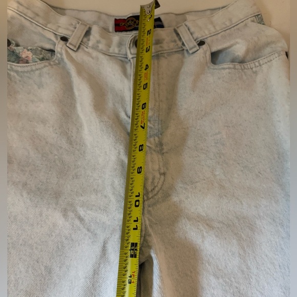 Vintage Sasson Jeans Women Size 12 Denim Straight Leg Flat Front High Rise - Picture 16 of 16